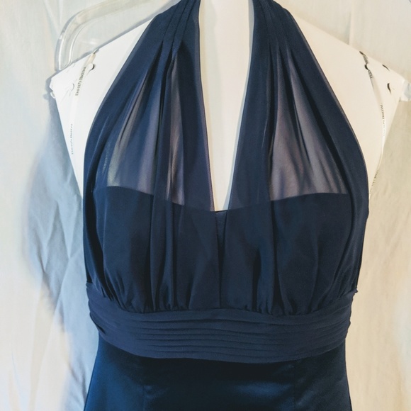 Halter Top Bridesmaid 👗Formal Prom Dress - Picture 5 of 9